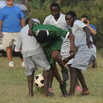 Children's Garden Home team beat the Nigerian team 3-0!